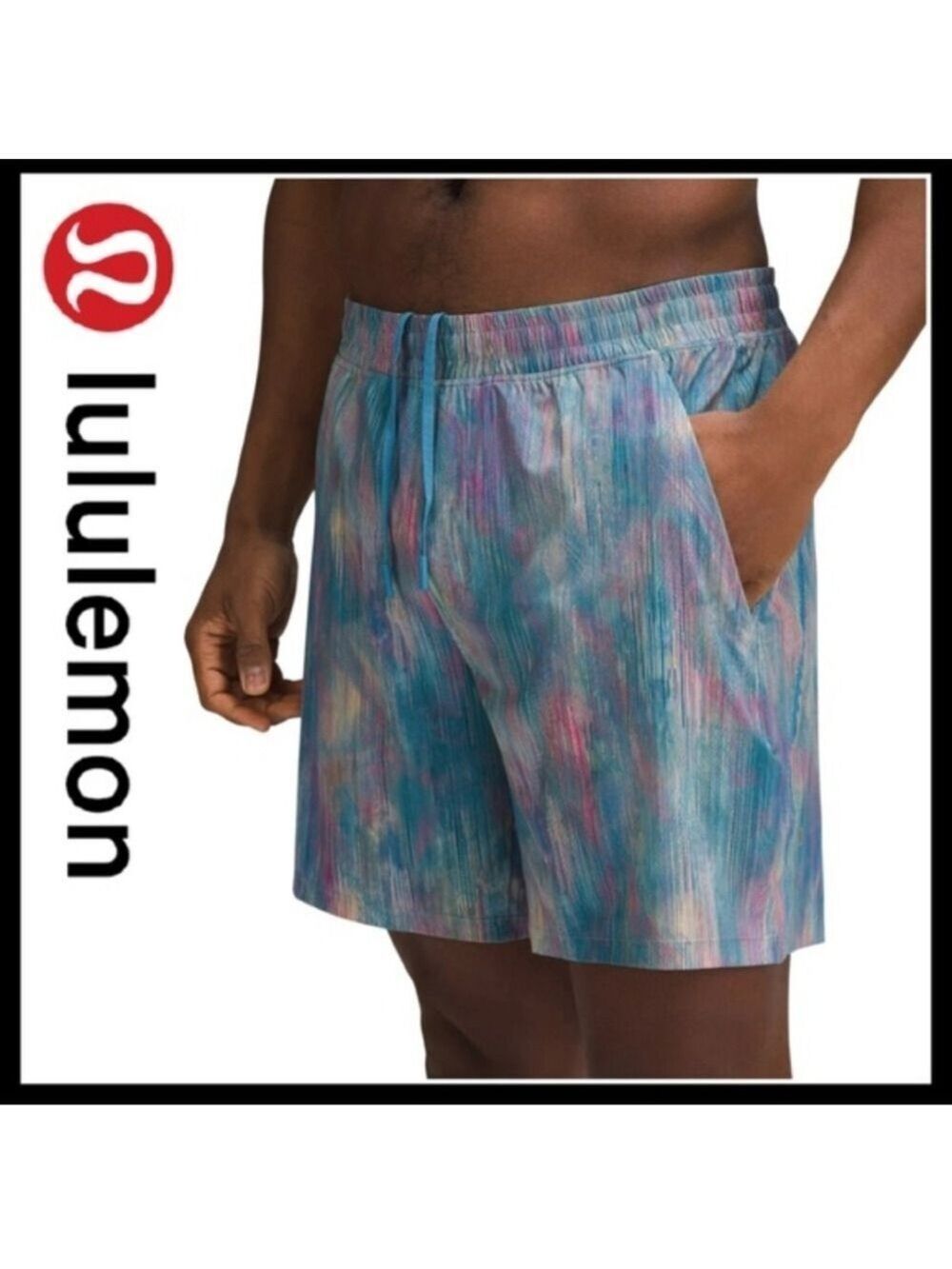 Lululemon Pace Breaker Short 7 Inch Lined Paradigm Multicolor
